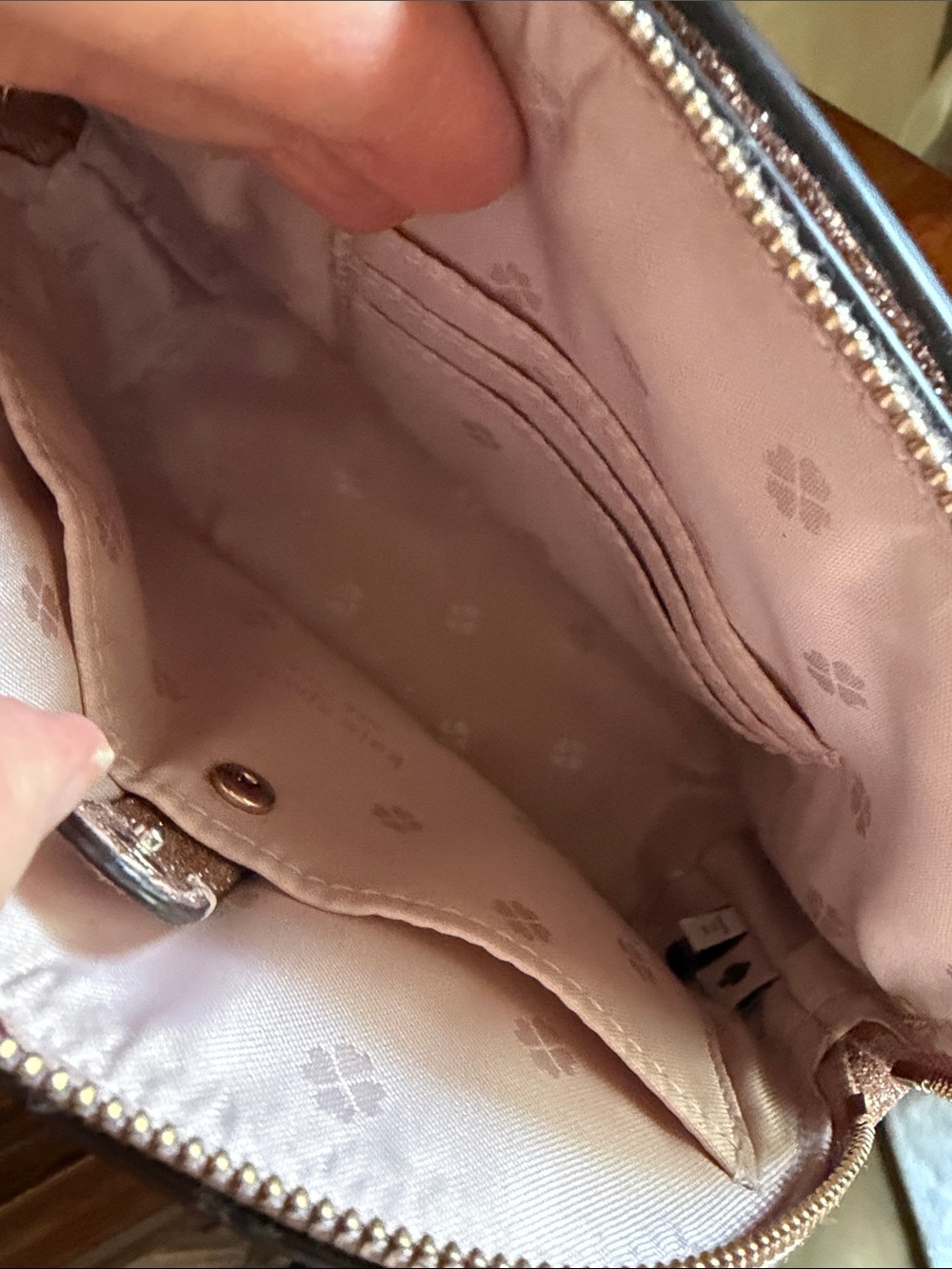 Kate Spade Sylvia Glitter Mini Dome Satchel - Picture 14 of 16